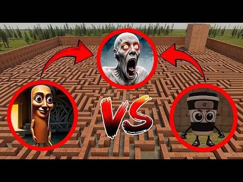 Tung Tung Tung Sahur VS SCP-096 VS Cappuccino Assassino in Garry's Mod!