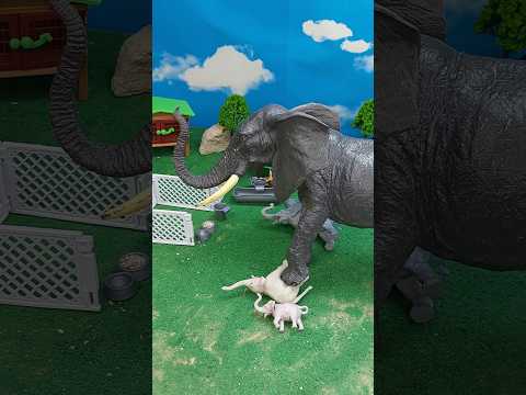 Small VS Giant Elephant #toys #shorts #funny