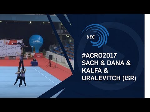 Men's group Israel - 2017 Acro European Champions, balance final