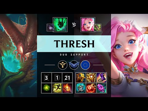 Thresh Support vs Seraphine - EUW Diamond Patch 25.08