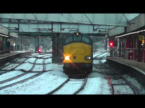 37611 3Z02 Derby RTC - Carlisle Wapping Sidings Test Train, Sun.1st March 2015