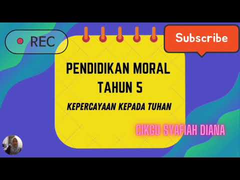 Kepercayaan kepada tuhan Pendidikan moral tahun 5