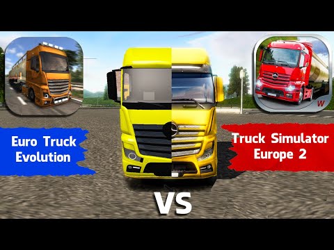 Euro Truck Evolution vs. Truck Simulator Europe 2 | Trucks Comparison 2020 | Android Gameplay