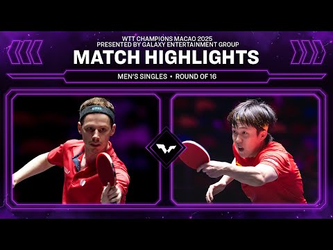 Jonathan Groth vs Wang Chuqin | MS R16 | #WTTMacao 2025