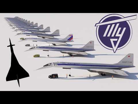 The Complete Tupolev Tu-144 Fleet - What Happened to Them?