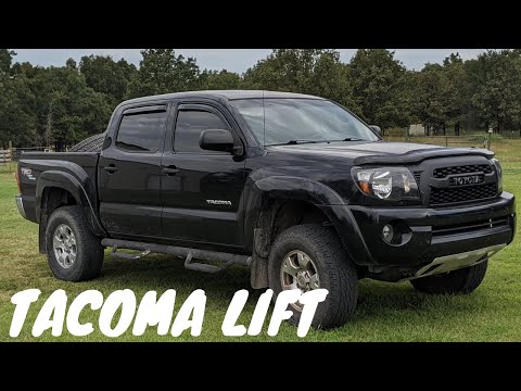 2nd Gen Toyota Tacoma Lift Install OVERLAND BUILD!