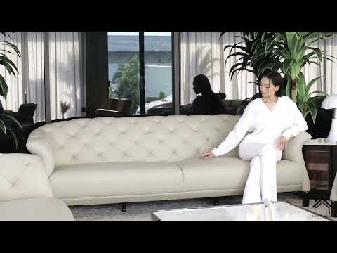 Kronos Leather Sofa