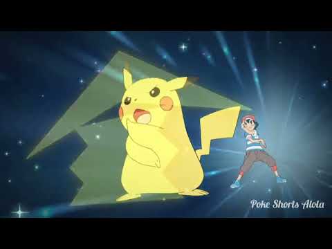 Ash And Pikachu Finished the Battle With Z-move (Gigavolt Havoc)