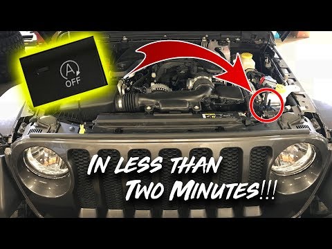 How To Disable Auto Start/Stop For Good On Your Wrangler JL!!