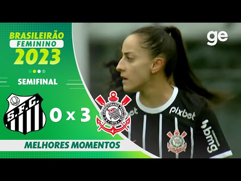 Gols e lances de Santos x Corinthians