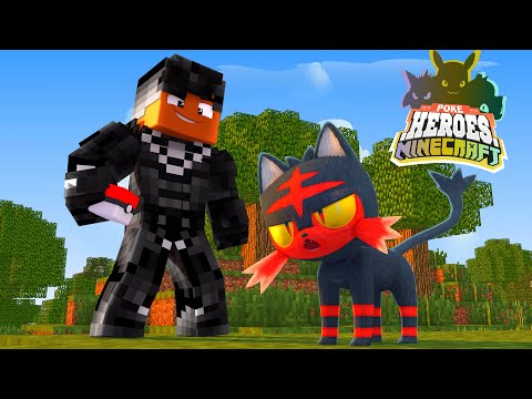 Minecraft POKÉHEROES #1 - PANTERA NEGRA E SEU POKÉMON !! [Pixelmon]