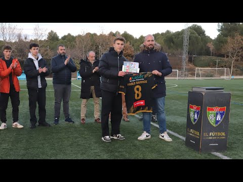 La RFFM acompaña a la ED Moratalaz en el homenaje a Pablo Barrios, orgullo y ejemplo para la cantera