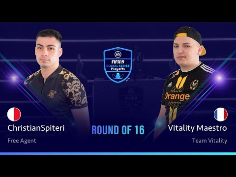 ChristianSpiteri vs Vitality Maestro - Round of 16 - FIFA 19 Global Series PS4 Playoffs