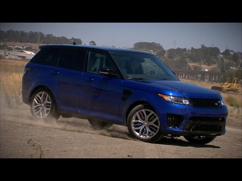 The 550-horsepower Range Rover Sport SVR