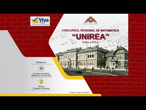 FESTIVITATEA DE PREMIERE | Concursul Regional de Matematică ”UNIREA”