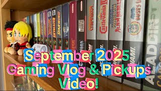 September 2025 #gaming #vlog and pickups Video #videogames #retrogaming #gamingchannel 
