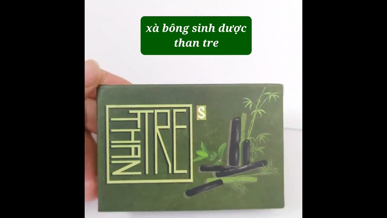 Xà bông sinh dược than tre HTX Sinh Dược 110g – 55g