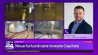 Soluția lui Ciprian Ciucu pentru a limita riscurile de inundație în București: „Avem deja un plan”