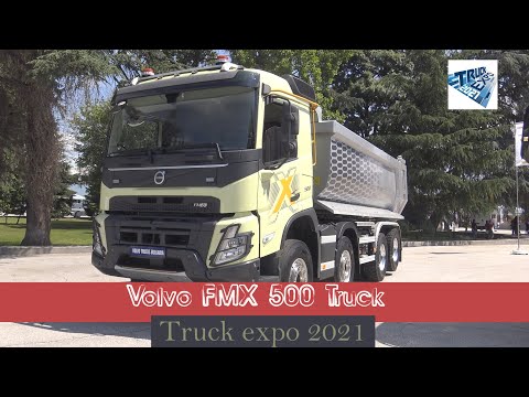 2021 Volvo FMX 500 Truck Interior and Exterior Walkaround Truck Expo 2021