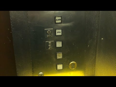 Vintage Montgomery Traction Service Elevator - Chicago, IL.