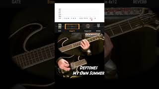 Deftones - My own Summer (Shove It)  Guitar Lesson  #guitarlesson #music #guitar #musiclesson