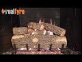 Real Fyre 24" Woodland Oak ANSI Certified Vented Propane Gas Logs Set with Variable Flame Automatic Pilot Kit