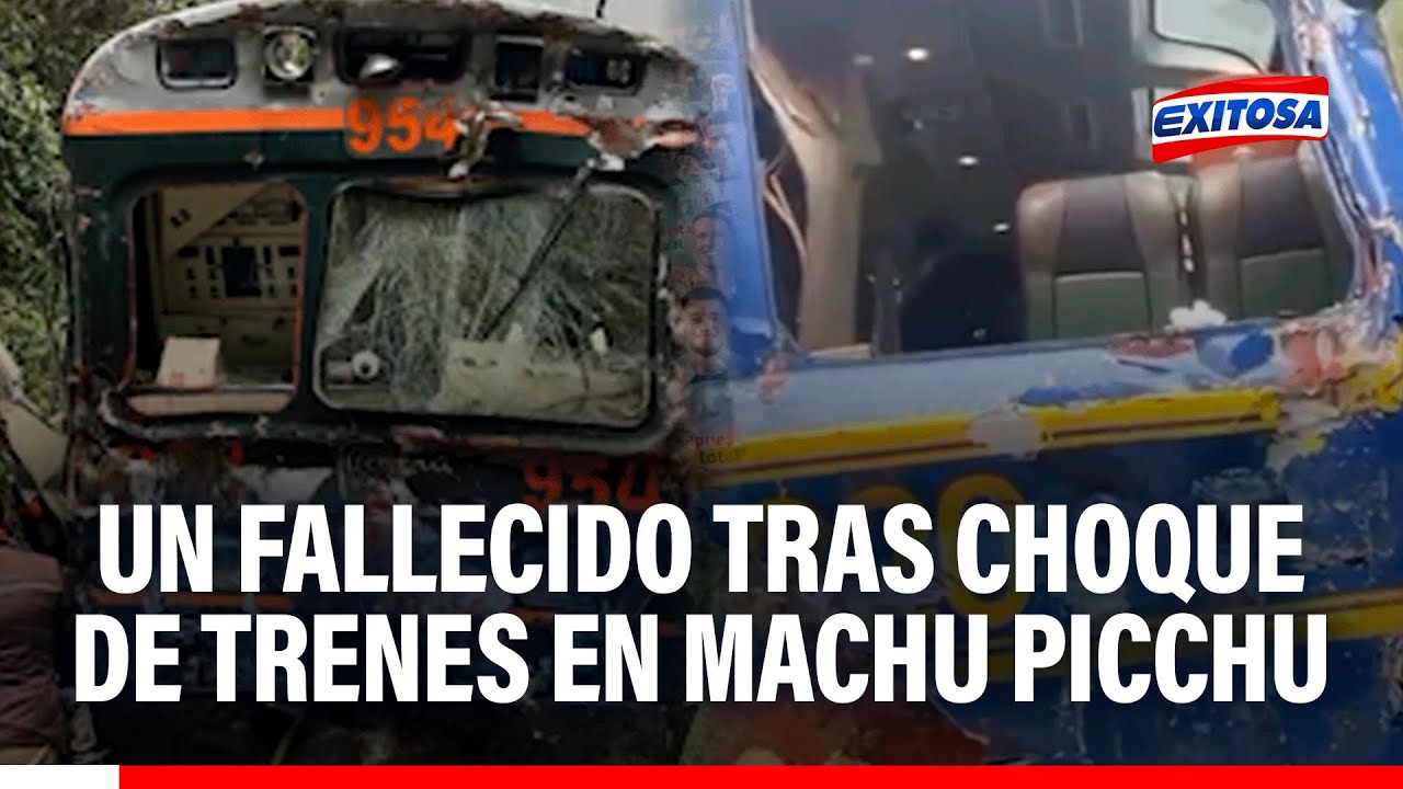 🔴🔵 Tragedia en Cusco: Un fallecido y varios heridos deja choque de trenes en vía de Machu Picchu