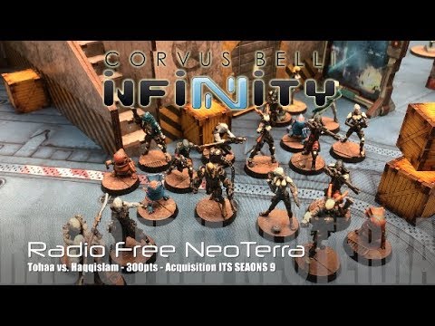 Radio Free NeoTerra Ep 77 - Infinity N3 Battle Report - Tohaa vs. Haqqislam 'Acquisition'