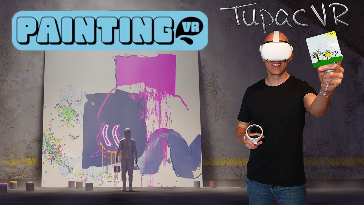 TupacVR Painting VR Quest 2 Oculus App Lab Kunstwerk Terrorbaum