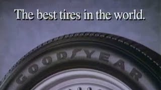 1990 Goodyear Racing Eagle Tires "NASCAR Stars" TV Commercial ... The Best Tires