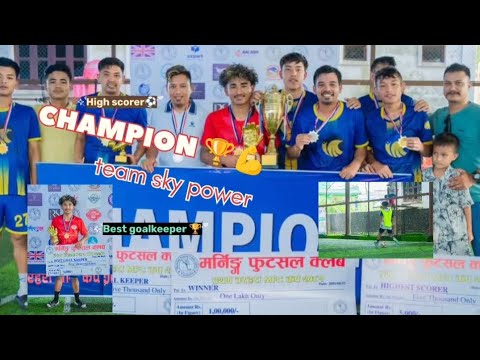 Final……Final……Final1st Tarahara MFC Futsal Cup-2081Sky Power, Itahari4 🆚 The way, Dharan2⚽⚽⚽🏆🎉🎉🎉❤️