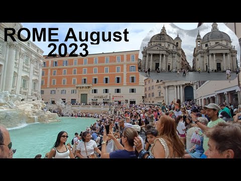 Roma transbordando de vida: caminhando pela Fontana di Trevi e pela Piazza del Popolo