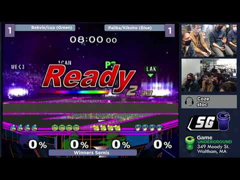 GUMI SSBM - Palika/Kikoho (Blue) vs. Bekvin/cupofwater (Green) - Melee Doubles WSF
