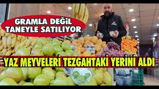 Yaz Meyveleri Tezgahtaki Yerini Aldı