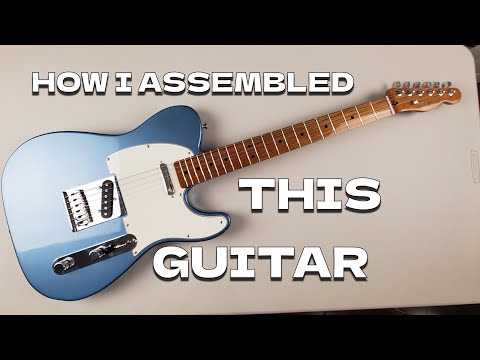 Building a Custom Fender Telecaster with Roasted Maple Neck - From Start to Finish!