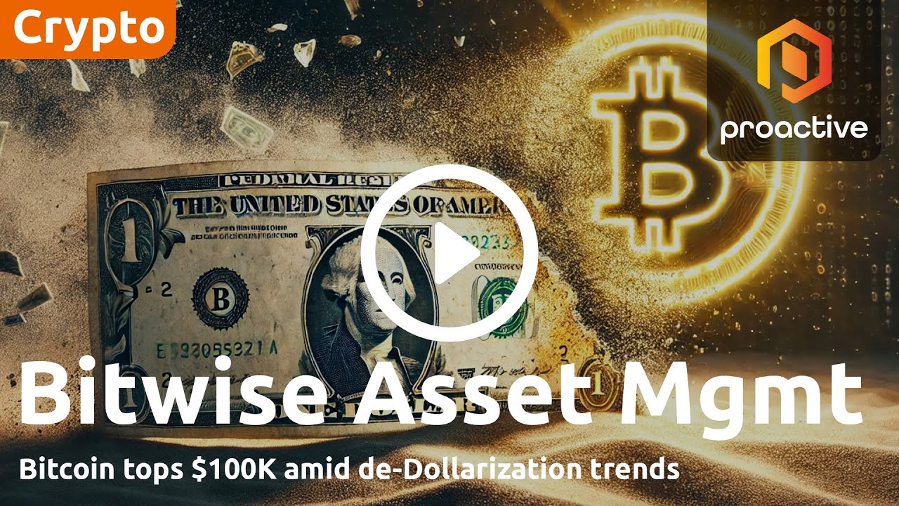 Bitcoin flirts with $100K amid de-dollarisation trends, corporate demand