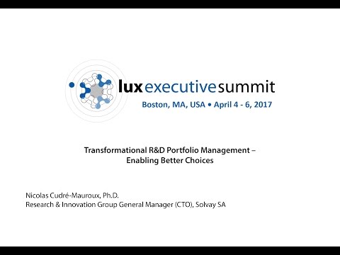 Nicolas Cudré-Mauroux, Ph.D., CTO, Solvay SA Keynote - YouTube