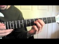 Guitar lesson Incubus Stellar intro