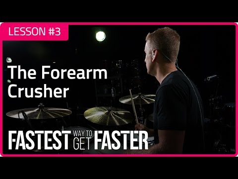 Fastest Way To Get Faster: The Forearm Crusher - Drum Lesson