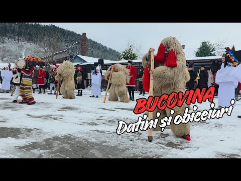 Datini și obiceiuri în Bucovina – Urși, mascați și cântec tradițional