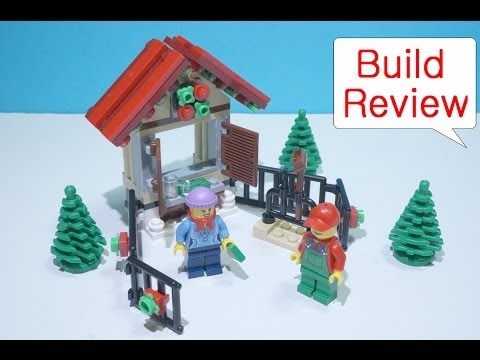 Vidéo LEGO Saisonnier 40082 : Stand de sapins de Noël