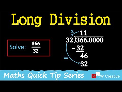 Division longue et fractions