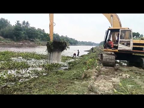 পলি ও কচুরিপানাসহ আবর্জনা অপসারণে প্রাণ ফিরছে ভৈরব নদে | ETV News