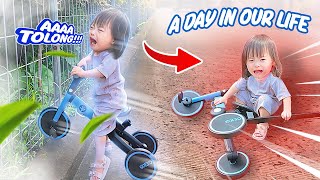 Download lagu YUKA-CHAN BELAJAR NAIK SEPEDA! | a day in our life mp3