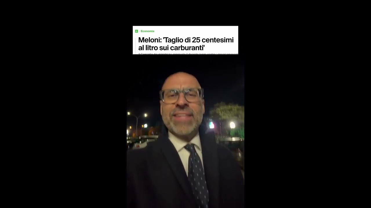SQUARTA: "L'ANNUNCIO DI GIORGIA MELONI È UNA GRANDE NOTIZIA: TAGLIO DI 5 CENTESIMI"