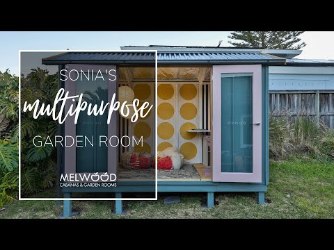 Sonia's garden room construction time lapse | Melwood Cabanas