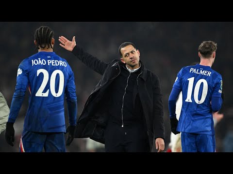 João Pedro vs Arsenal | Hold-Up Play & Key Actions