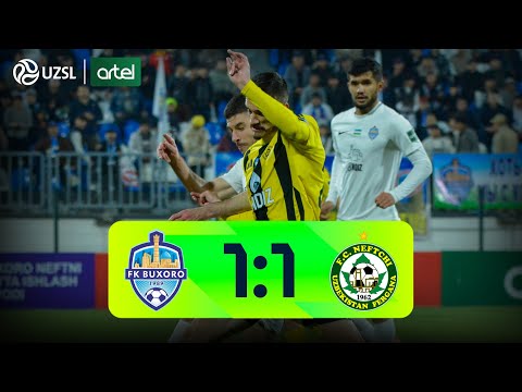 Superliga 28-tur. Buxoro - Neftchi bahsida kiritilgan gollar va xavfli vaziyatlar (Highlights)