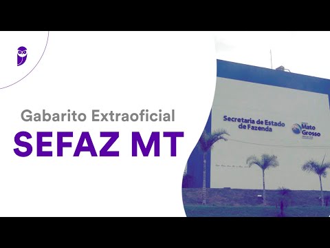 Gabarito Extraoficial SEFAZ MT