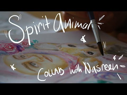 SPIRIT ANIMAL ART COLLABORATION WITH NASREEN